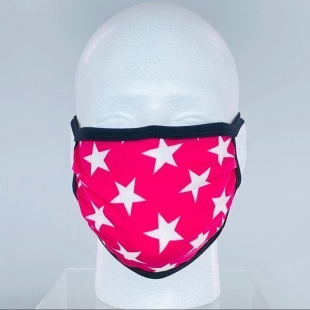 WASHABLE POLY & COTTON MASK  New In Package • 27 P